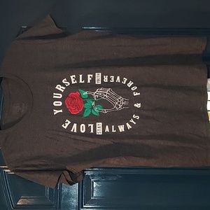 Brisco Brands Love Yourself, Always & Forever Rose Tee